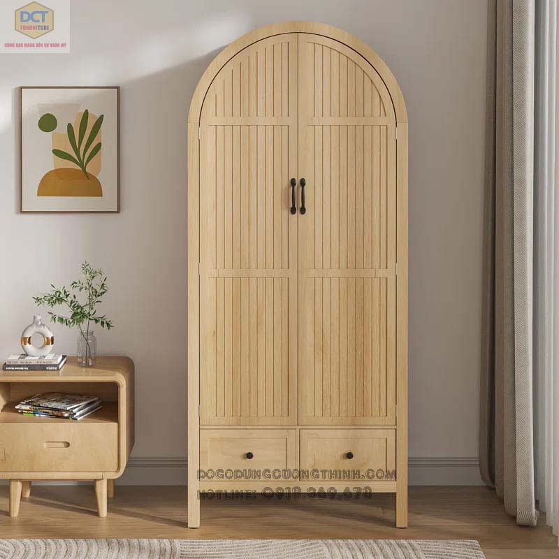 Mẫu tủ áo nhỏ xinh TA45